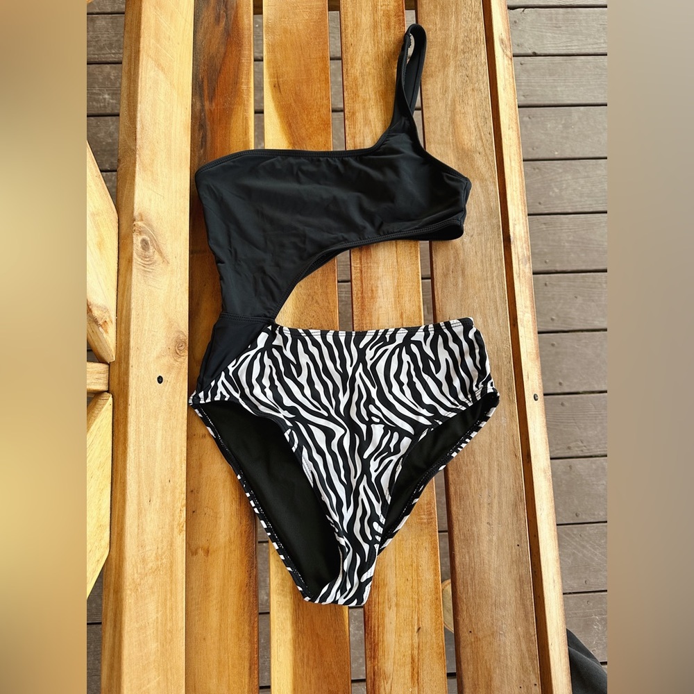 Small Blushing Brunette Boutique One Piece Bathing Suit